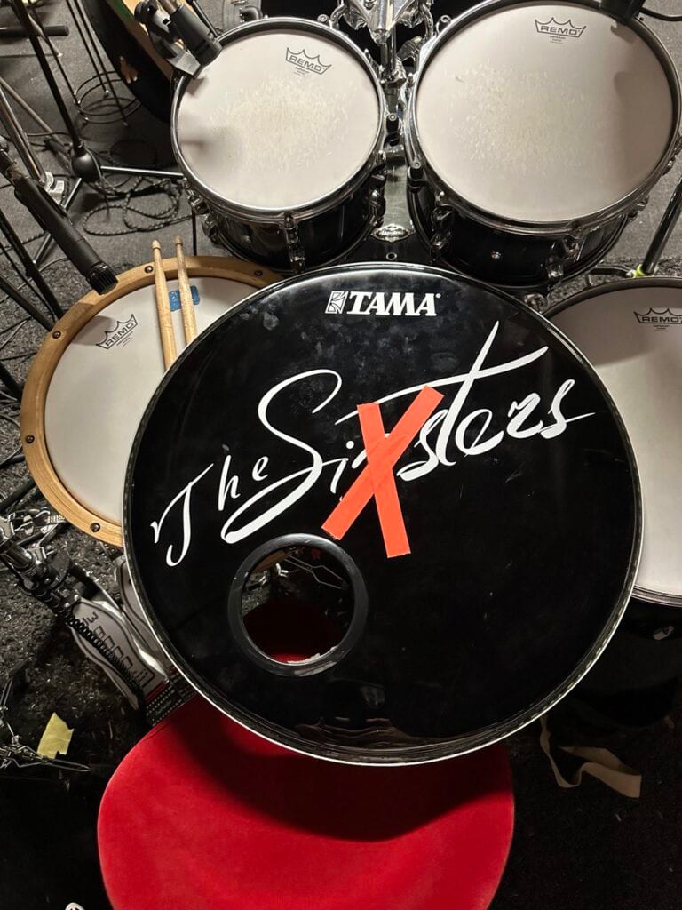 THE SIXSTERS DRUMHEAD
