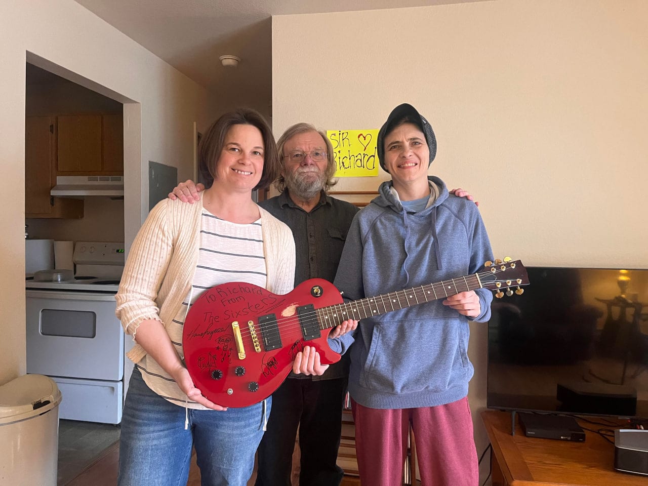 THE FIRST GUITAR OF OUR BAND