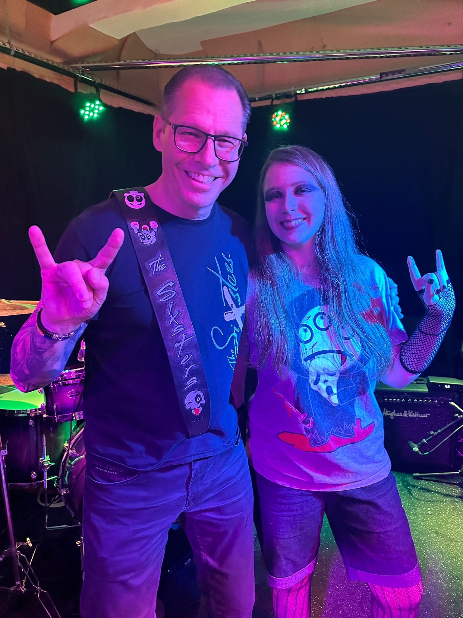 The Sixsters Hand-Painted Guitar Straps — from Anna & Maria