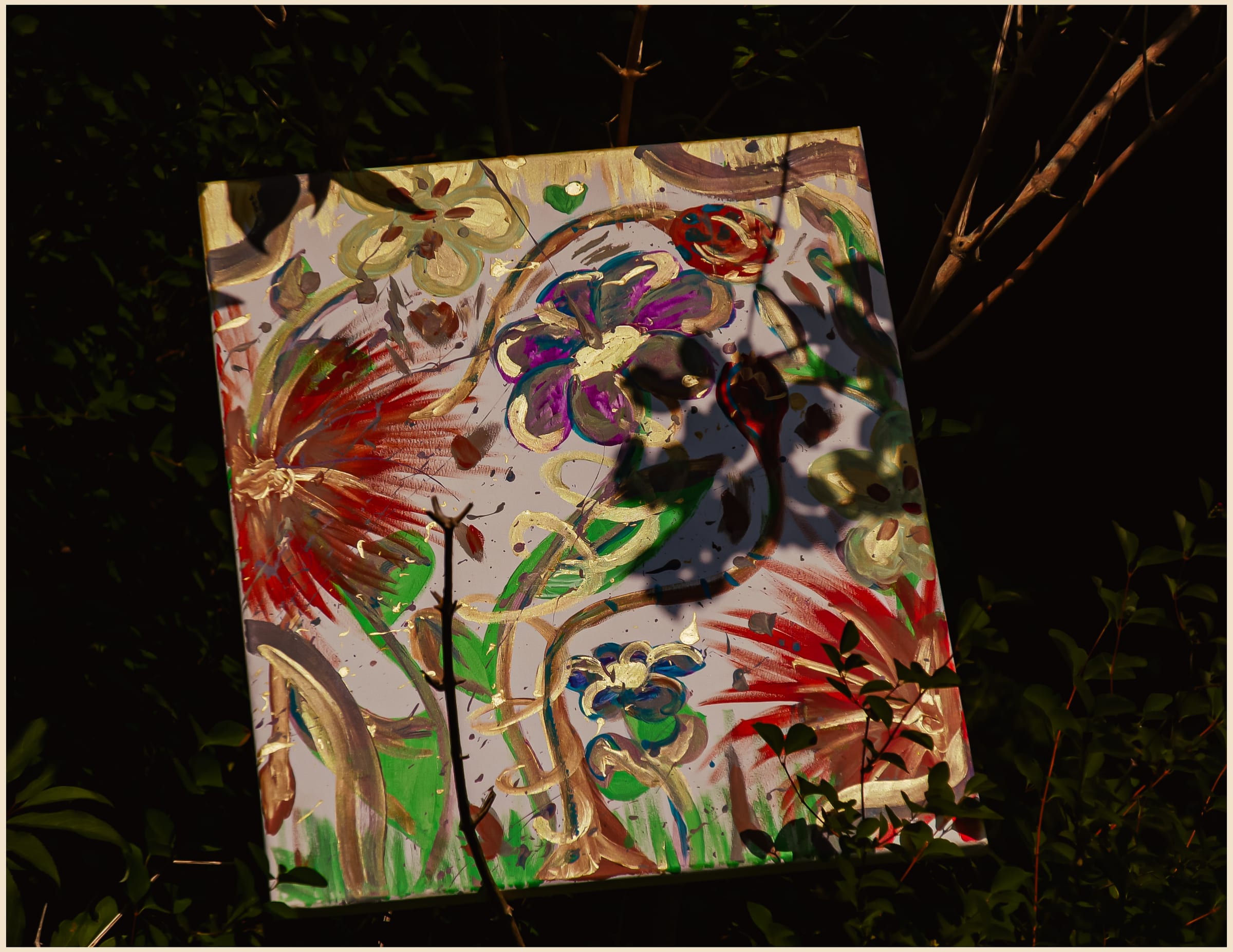 HURRICANE IN MY SOUL — Original Painting by Sofiia (Seen in the Video)
